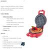 Electric Mini Heart Waffle Maker - Image 3