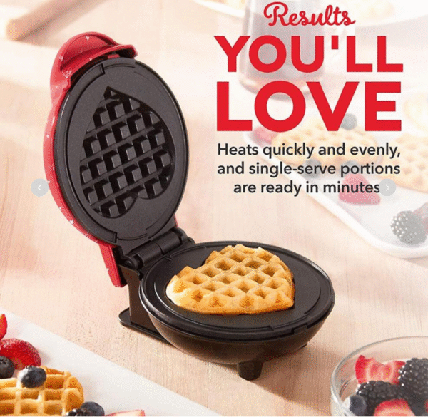 Electric Mini Heart Waffle Maker